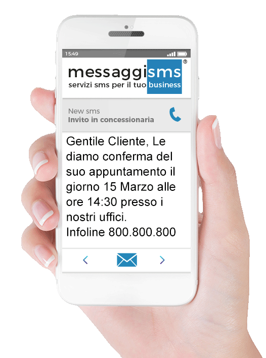 Invia messaggi sms marketing